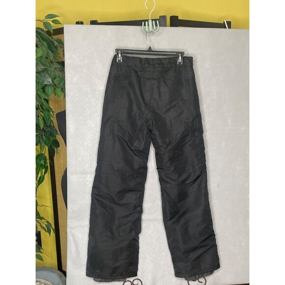 Champion Black Snow Pants Size Large Youth Polyester Waterproof Winter Gear EUC - Picture 2 of 7